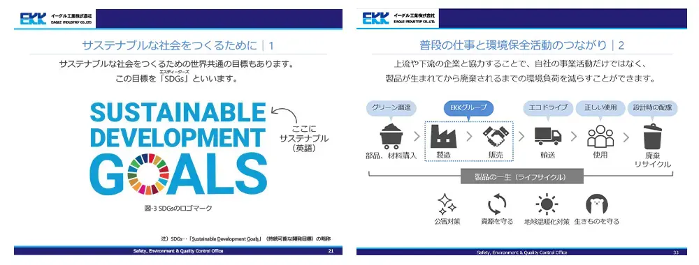 2021年度環境認識教育テキストの一部